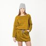 Gewatteerde jersey geruit – geel olijfgroen,  thumbnail number 5