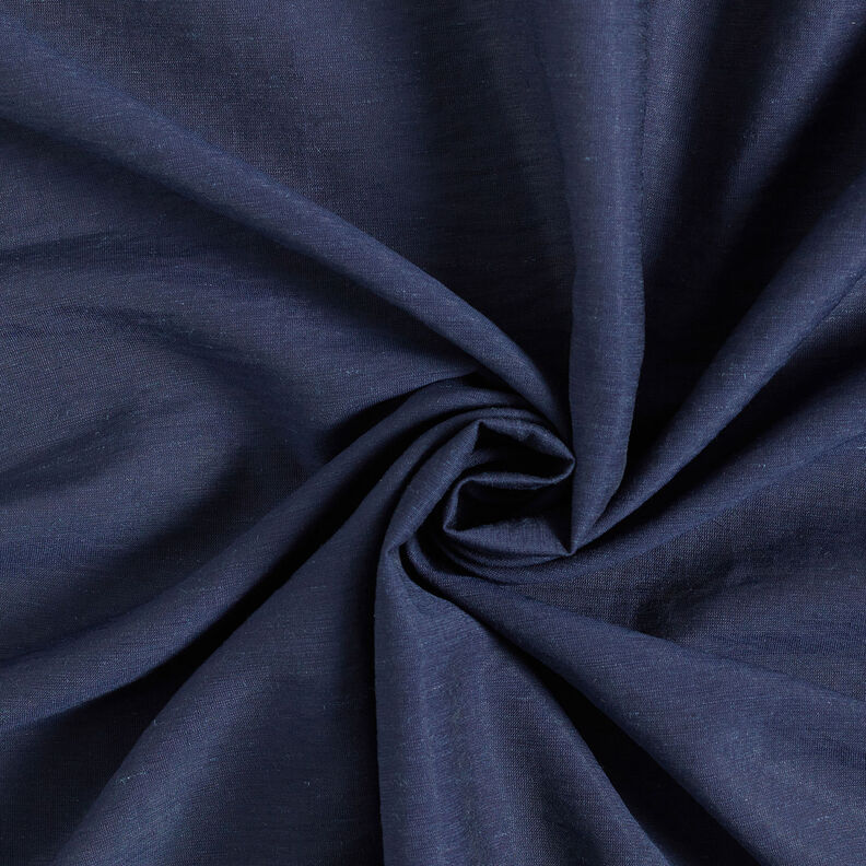 Voile viscosemix – marineblauw,  image number 1