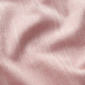 Decostof Half panama lichte structuur – roze/lichtbeige, 