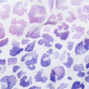 Mousseline/dubbel gehaakte stoffen Luipaardprint kleurverloop Digitaal printen | Poppy Fabrics –, 