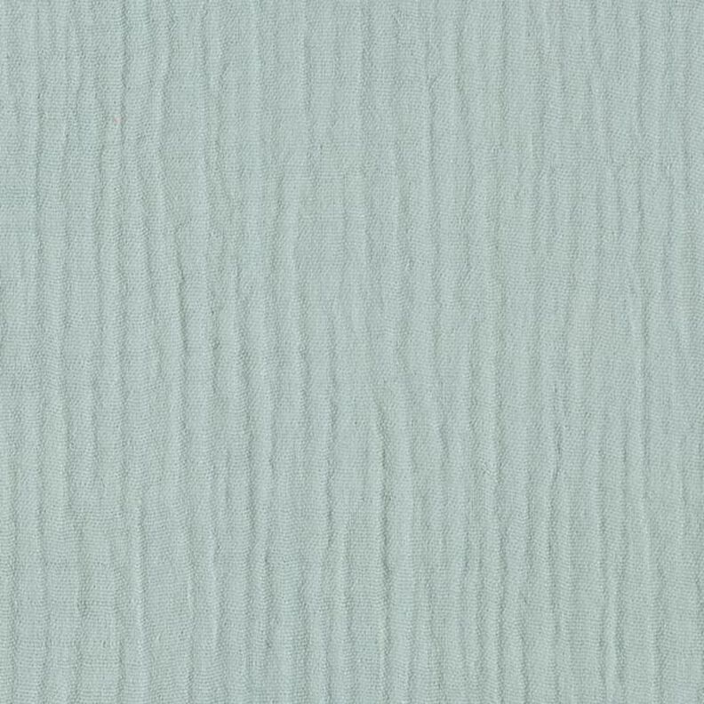 GOTS Drielaagse katoenen mousseline – pastelgroen,  image number 3