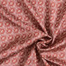 Polyestersatijn paisley ruiten – koper,  thumbnail number 3