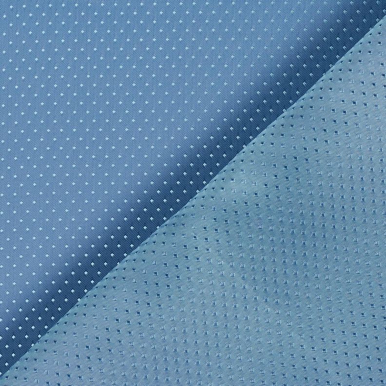 Voeringstof Jacquard Mini-ruiten – blauw, image number 3