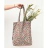 Decostof Half panama Grote bloesems – natuur/pink,  thumbnail number 5