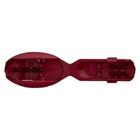 Koordeinde Clip [Lengte: 25 mm] – bordeauxrood, 