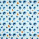Decostof cretonne Koekiemonster | CPLG – babyblauw/koningsblauw,  thumbnail number 1