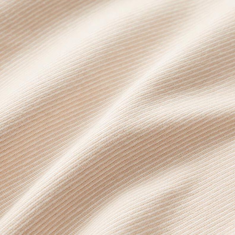 Boordstof rondgebreid smalle ringen – beige/ecru,  image number 2