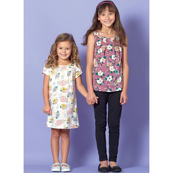 Kindertop | jurk | leggings, McCalls 7709 | 128 - 152, image number 2