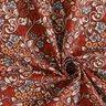 Katoenen stof Cretonne Bloemenranken – roodbruin/licht taupe,  thumbnail number 3