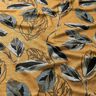 Viscosejersey grote herfstbladeren – currygeel/leigrijs,  thumbnail number 2