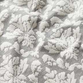 Jacquard jersey ornamenten – lichtgrijs/wit, 
