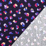 Babyrib kleurrijke luipaardvlekken | Poppy Fabrics – marineblauw,  thumbnail number 4