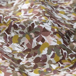 Katoenen stof popeline kleine camouflage – riet, 