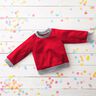 Lichte French Terry effen – rood,  thumbnail number 5