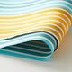 Outdoorstof Canvas Retrostrepen – geel/turkoois,  thumbnail number 6