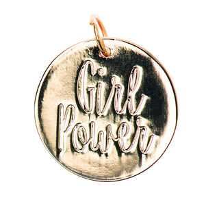 Hanger Girlpower [Ø17 mm] | Rico Design – goud, 