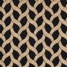 Viscosejersey Glitter kabelpatroon – zwart/perzik,  thumbnail number 1