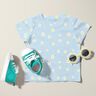 Wafel jersey Madeliefjes – zilverblauw,  thumbnail number 7