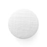 Beklede knoop, linnen medium – wit,  thumbnail number 1