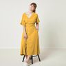 Viscose-linnen-mix Effen – zonnegeel,  thumbnail number 6