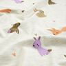 Katoenjersey Konijntjes en harten | Poppy Fabrics – ecru,  thumbnail number 2