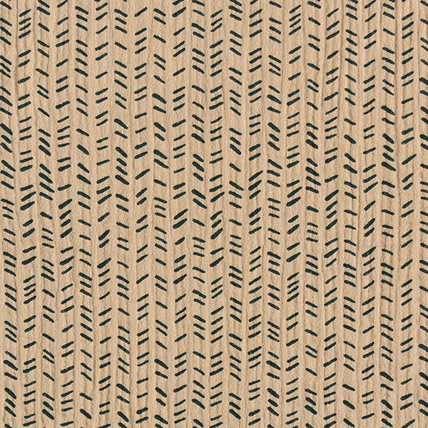 Mousseline/dubbel gehaakte stoffen Zigzag strepen – donkerbeige,  image number 1