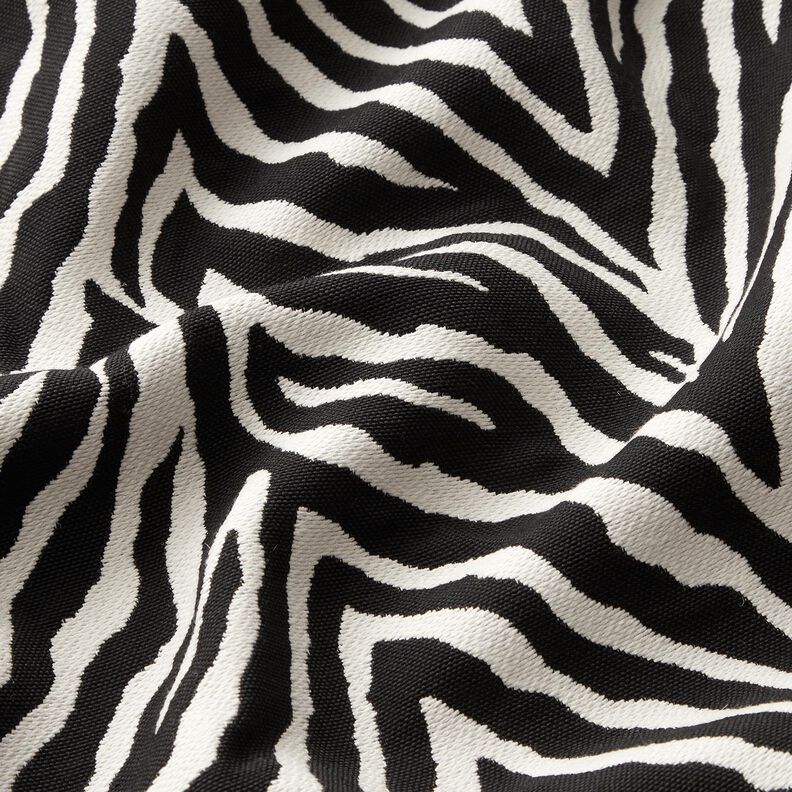 Decostof Jacquard Zebra – ivoor/zwart,  image number 2