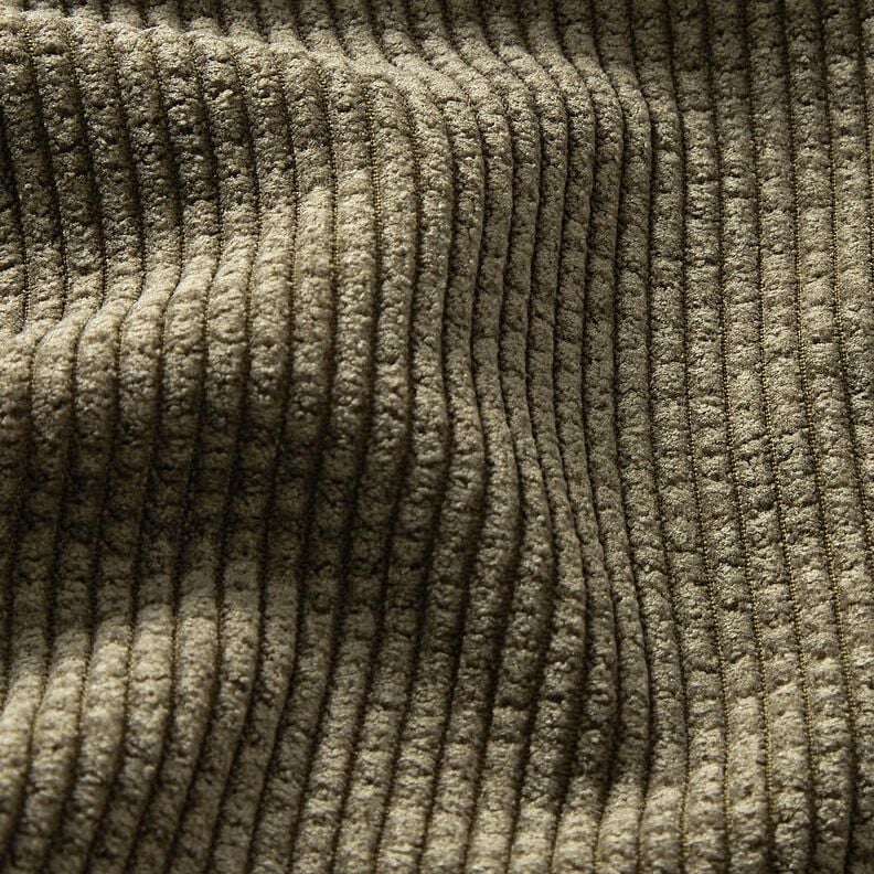 Brede rib Bubble Effen – donkergrenen,  image number 2