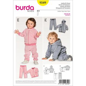 Babyjas | Blouson | Broek, Burda 9349 | 68 - 98, 