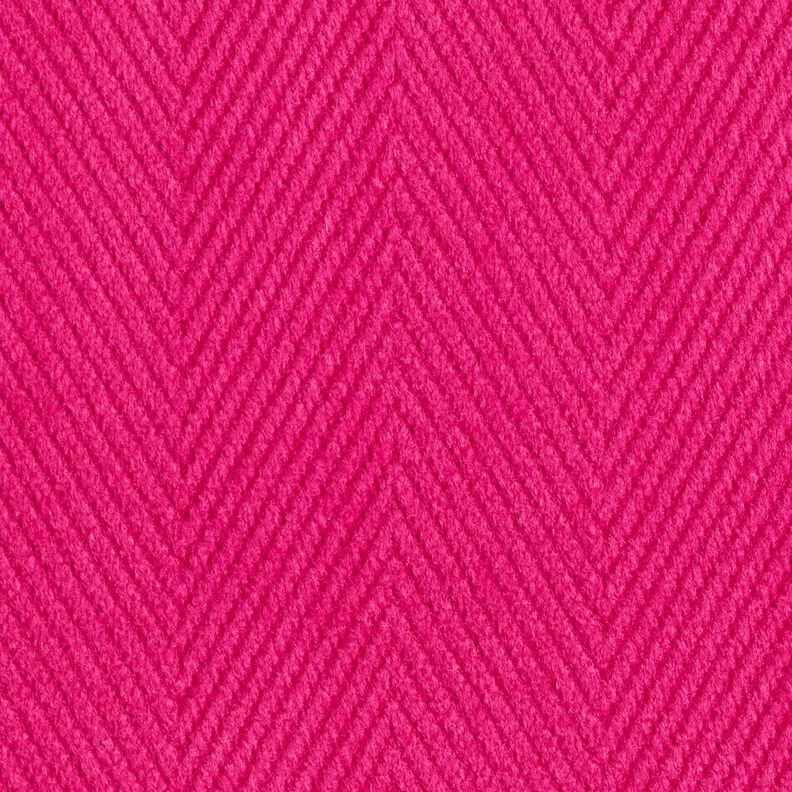 Mantelstof brede visgraat – intens roze,  image number 4