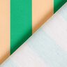 Decostof Half panama Blokstrepen – groen/perzik,  thumbnail number 4