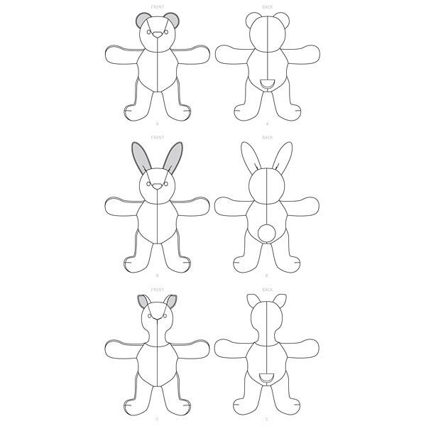Verschillende stoffen dieren, McCalls 7849, image number 10