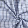 Overhemdenstof klassieke ruit – lichtblauw/marineblauw,  thumbnail number 3