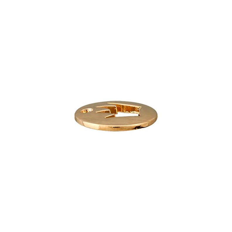 Garnering kroon [ Ø 12 mm ] – goud metalen,  image number 2
