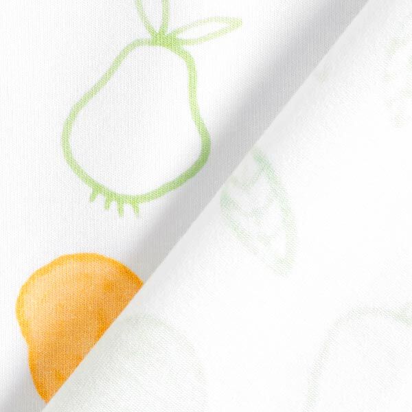 GOTS Katoenjersey Aquarel peren | Tula – wit, image number 4