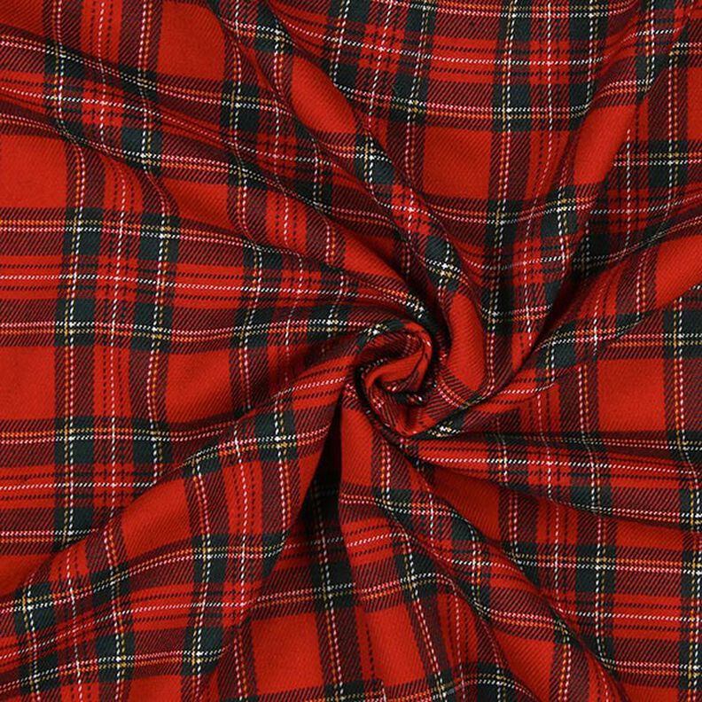 Schotse ruit tartan ruit klein – rood,  image number 2