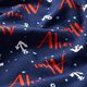 Katoenjersey Ahoi – marineblauw/vuurrood,  thumbnail number 2