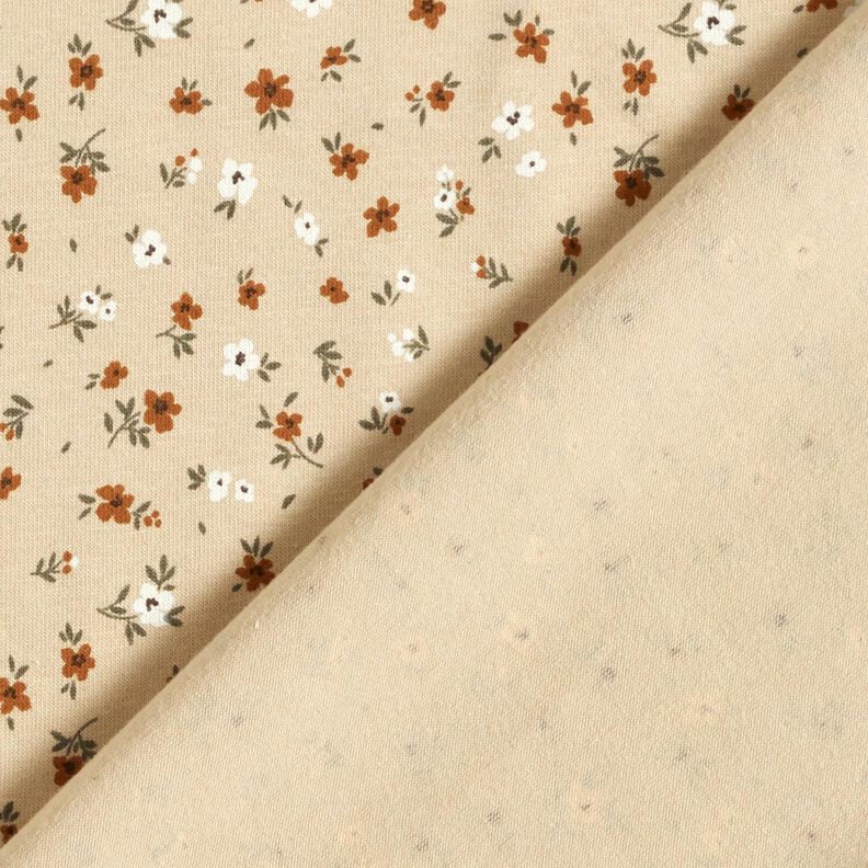Katoenjersey Millefleur &ndash; zand,  image number 4