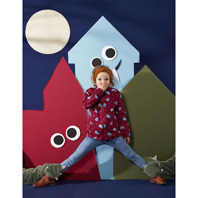 Katoenjersey Medium effen – rood,  image number 10