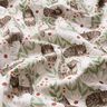 Katoenen stof Cretonne Katten in de bloemenweide – zilvergrijs,  thumbnail number 2