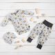 Katoenjersey Party-jungledieren – lichtgrijs,  thumbnail number 6