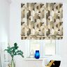 Verduisteringsstof abstracte bogen – kaki/licht taupe,  thumbnail number 6