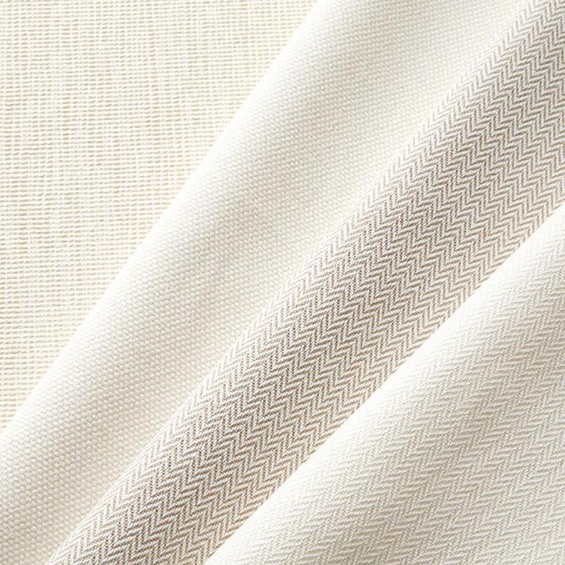 Decostof Jacquard Subtiele ribbels – creme,  image number 4