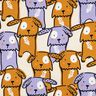 Katoenjersey Honden met hangoren | Poppy Fabrics – ecru,  thumbnail number 1