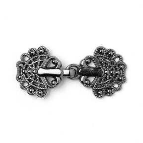 Passementslotje [40 mm] - oudoudzilver metalen metalen, 