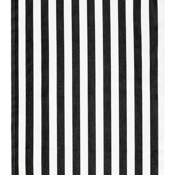 Outdoor Ligstoel stof Lengtestrepen, 44 cm – zwart, image number 1