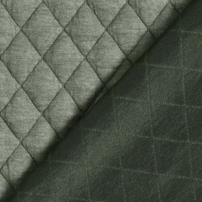 Gewatteerde jersey ruiten – donkergrenen,  image number 4