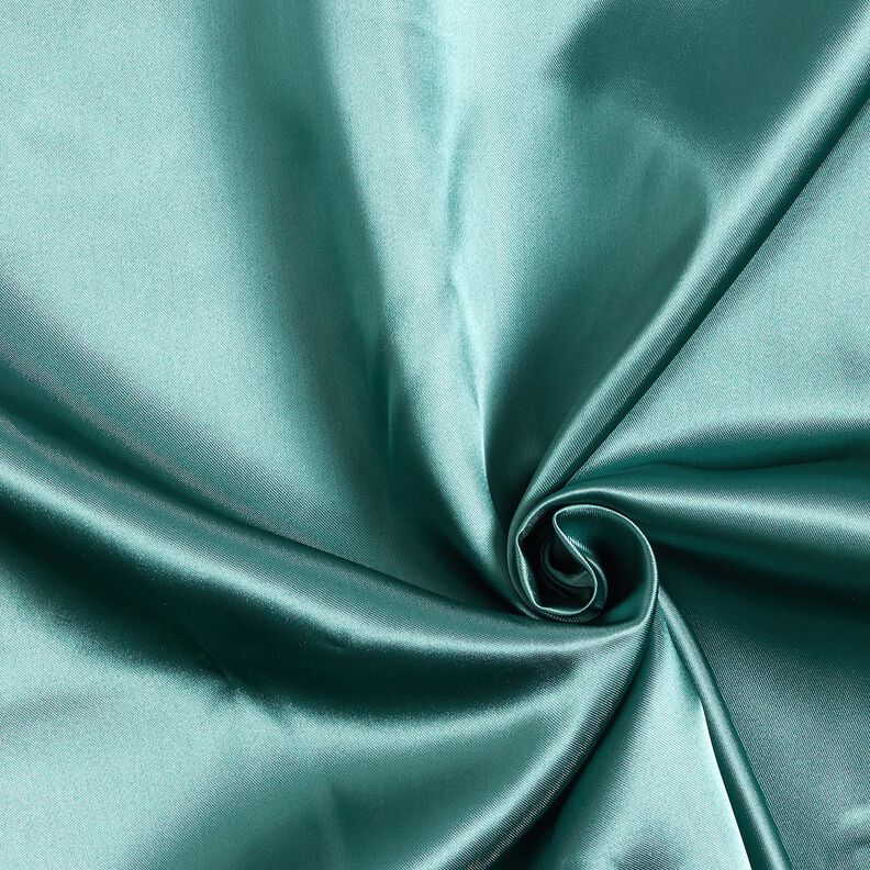 Satijnen voering effen – blauwe spar,  image number 1