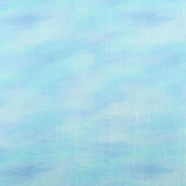 Lichte Tencel-batik – aquablauw,  image number 1
