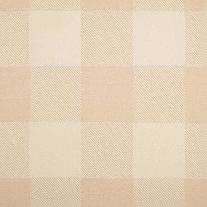 Decostof jacquard Vichy-geruit – beige,  image number 1